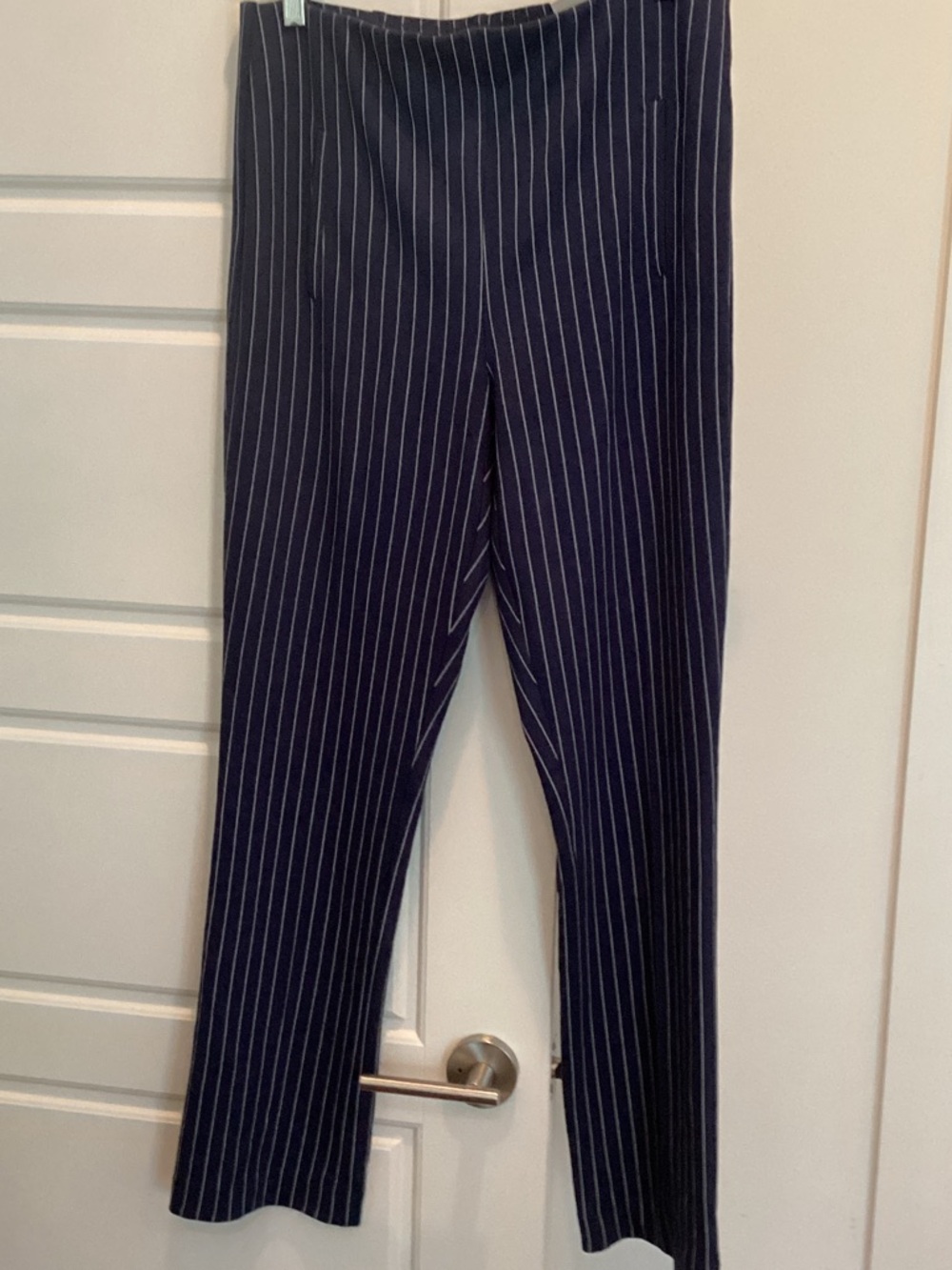 Chico's Navy Pinstripe Pants